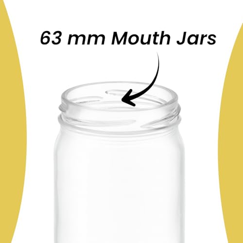 Machak Glass Jar Lids Only 63mm For 63 mm Mouth Jars (Gold, 3 Pcs) - Image 3