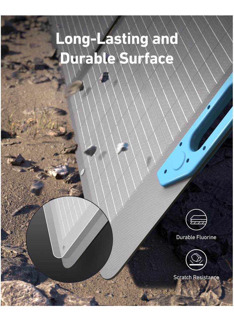 Anker SOLIX PS100 Solar Panel with Adjustable Kickstand, 100W Foldable Portable Solar Charger, IP67 Waterproof, 23% Higher Energy Conversion Efficiency, for Camping, RVs, and outs  - Image 4
