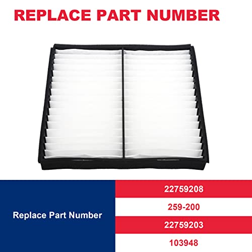 VASTAUTO Cabin Air Filter Kit Fits for 2007-2014 GMC Chevy Silverado Sierra Tahoe Yukon Avalanche Suburban Cadilac Escalade,Replaces# 22759208 259-200 22759203 103948 Cabin Air Filter Retrofit Kit - Image 2