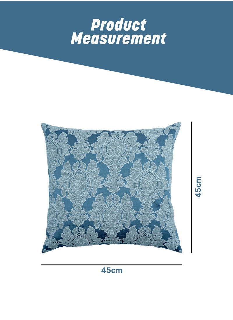 American Linen Jacquard Cushion with Assorted colors, Size 40X40 Cm  - Image 5