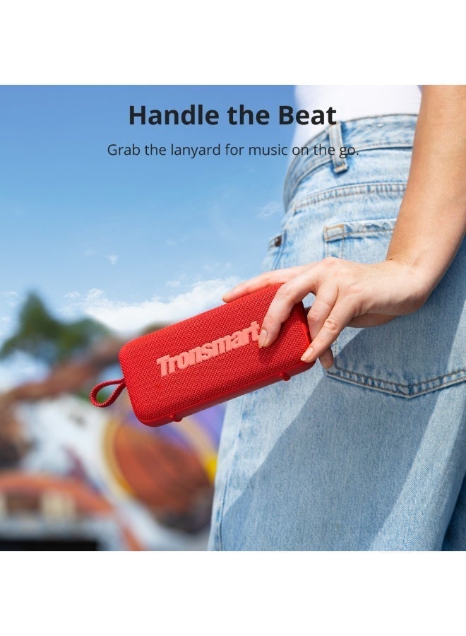 Tronsmart Trip 2, Portable Bluetooth Speaker, Mini Speaker with Bluetooth 5.3, 20H Playtime, built in Mic, IPX7 Waterproof, TF card, Wireless Outdoor, Shower Speaker for Beach and Bike Travel- (Black) - Image 5