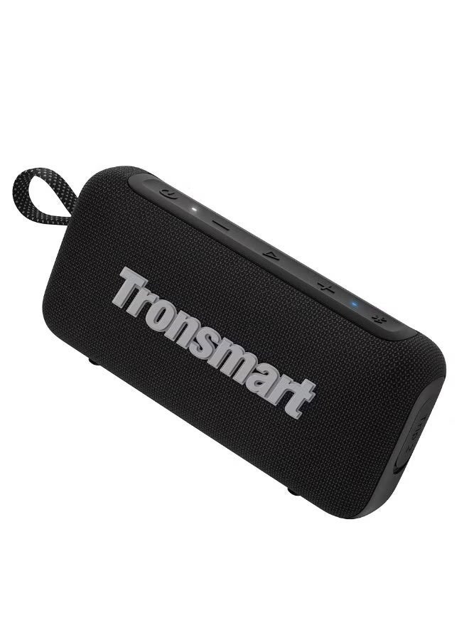 Tronsmart Trip 2, Portable Bluetooth Speaker, Mini Speaker with Bluetooth 5.3, 20H Playtime, built in Mic, IPX7 Waterproof, TF card, Wireless Outdoor, Shower Speaker for Beach and Bike Travel- (Black) - Image 1