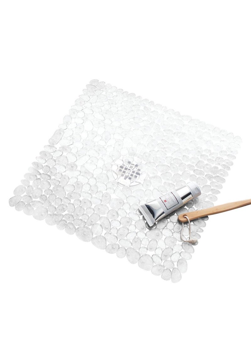 InterDesign iDesign Pebblz Collection, 22” x 22”, Clear  - Image 1