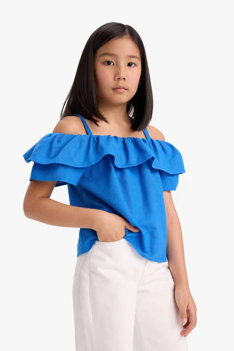 ديفاكتو Girl Short Sleeve Blouse