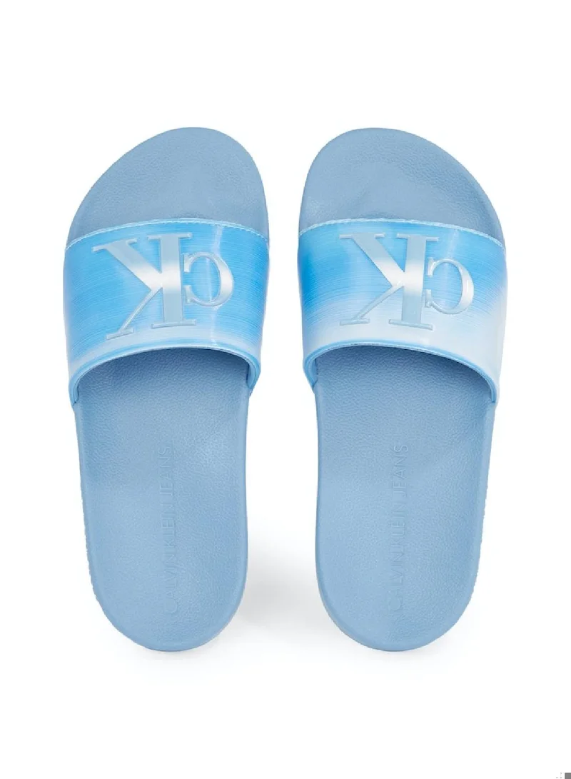 Calvin Klein Jeans Jelly Logo Slides/ Flat Slippers