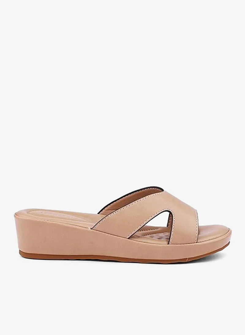 IconStyle Crystal Embellished Slip-On Sandals