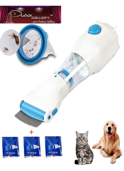 Electronic Head Lice Remover, Head Lice Comb, Out Performs Other Head Lice Combs and Lice Shampoo, Removes Lice and Eggs