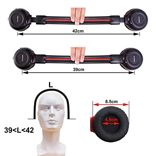 SIMOLIO Two Channel Infrared Headphones for Honda Odyssey, Pilot, uConnect VES, Chrysler Pacifica, Town and Country, GMC Yukon, Nissan Armada, IR Wireless Headphones for Car DVD Player Kids, 4 Pack - Image 5