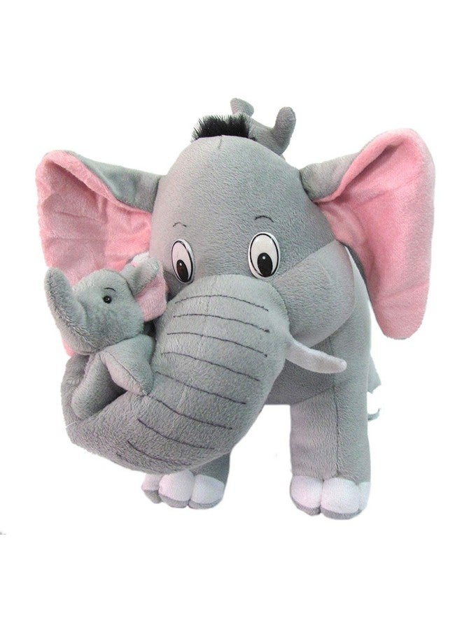 CLICK4DEAL Soft Toys Long Soft Lovable hugable Cute Giant Life Size Toy Figure Bear (ELEPAHNT with Baby) Lovely Toy Figure - Image 1