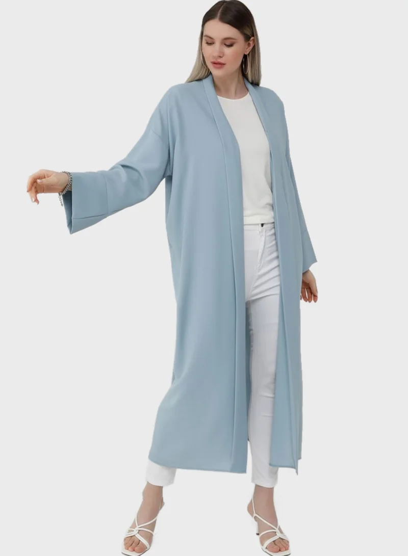 Alia by modanisa Plain Color Abaya