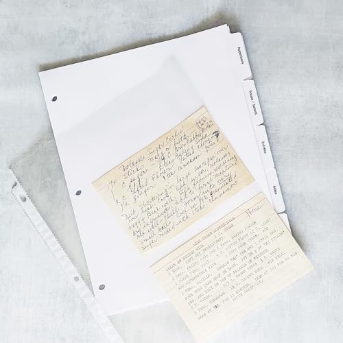 Nancy Nikko PRE-Printed Recipe Binder Index TAB DIVIDERS – Sets of 10. Helpful Categories Turn Any Binder into a Recipe Book - Image 5