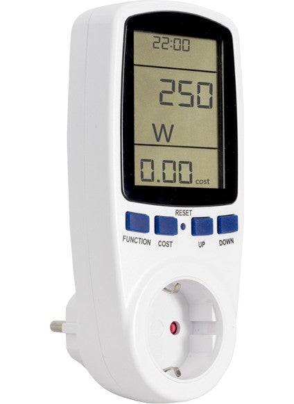 Powermaster Dexter PM-001 Wattmeter Electricity Measurement Device (230V-3680W-MAX-16A) 