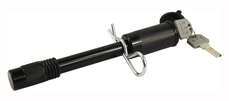 MaxxHaul 50151 Trailer Hitch Lock Pin Set 5/8 and 1/2 Inch with Locking System Anti-Rattle for 1-1/4" and 2" Class I,II,III,IV,V Hitches - Black Finish - Image 3