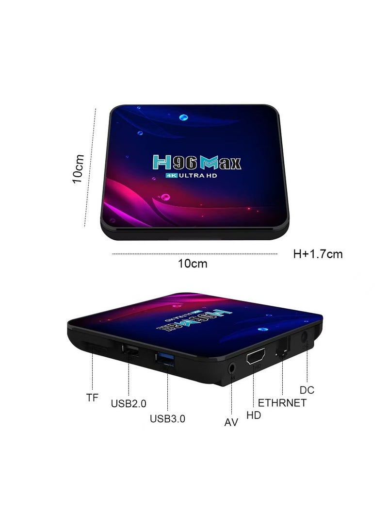 Generic TV Adapter Android TV Box H96Max Set Top Box Home TV Network Box  - Image 5