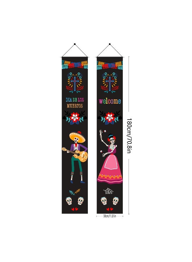 NIBEMINENT Halloween Decorations - Scary Theme Banners