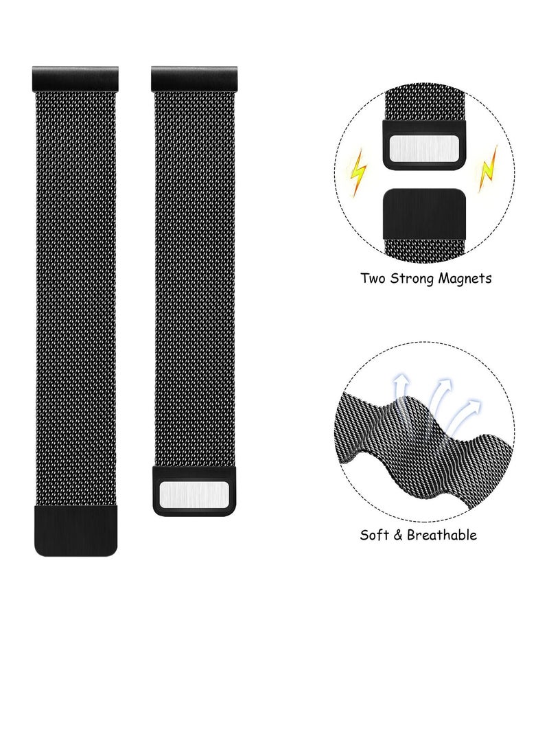 SYOSI Metal Band Compatible For Samsung Galaxy Watch 4 Band 44mm 40mm Galaxy Watch 4 Classic Band 46mm 42mm, 20mm Stainless Steel Band Replacement for Samsung Watch 4 40mm 44mm 42mm 46mm Women Men - Image 3