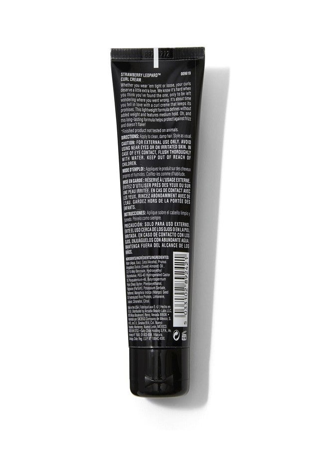 Strawberry Leopard Curl Cream, Lightweight, No crunching or flaking, with Nuribond, 4 Fl Oz - Image 2