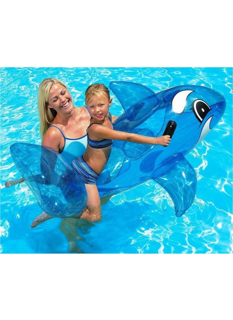 Bestway Bestway transparent whale rider, 157x94cm, blue - 26-41037  - Image 2