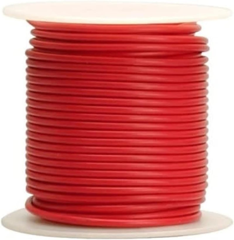 Woods 55669123 Coleman Cable 1410016 100 Ft Primary Red Electrical Wire 14Gauge - Image 1