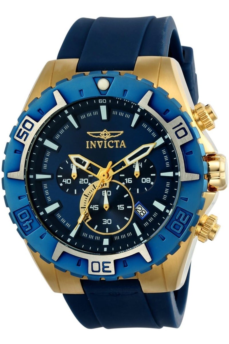 Invicta Men's 22525 Aviator Analog Display Quartz Blue Watch - Image 1