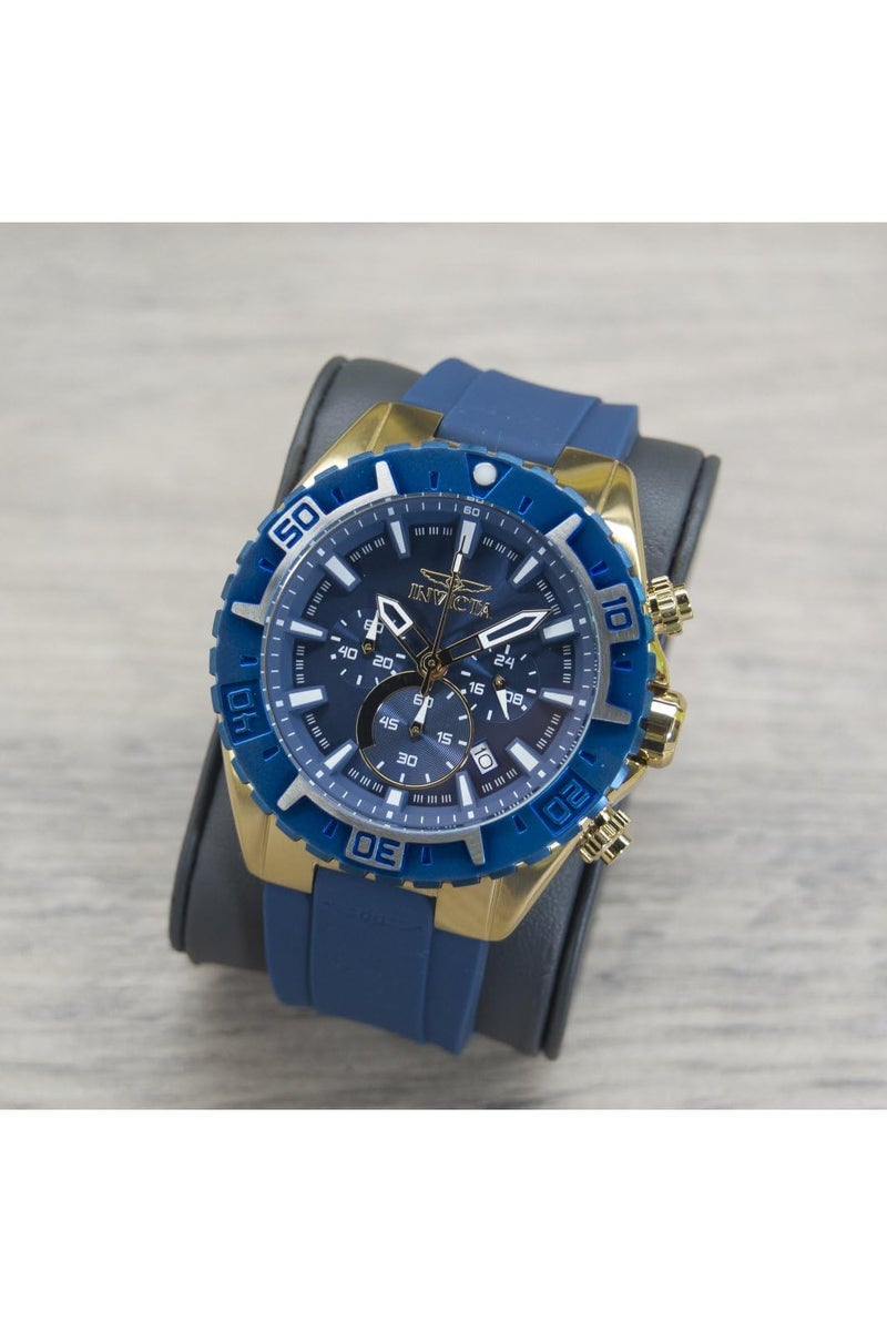 Invicta Men's 22525 Aviator Analog Display Quartz Blue Watch - Image 5