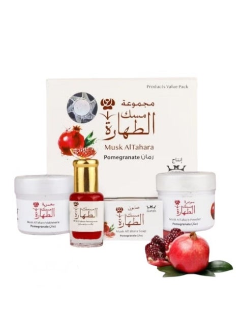Collection Musk Tahara Pomegranate From Hamel Al Musk   4 piece