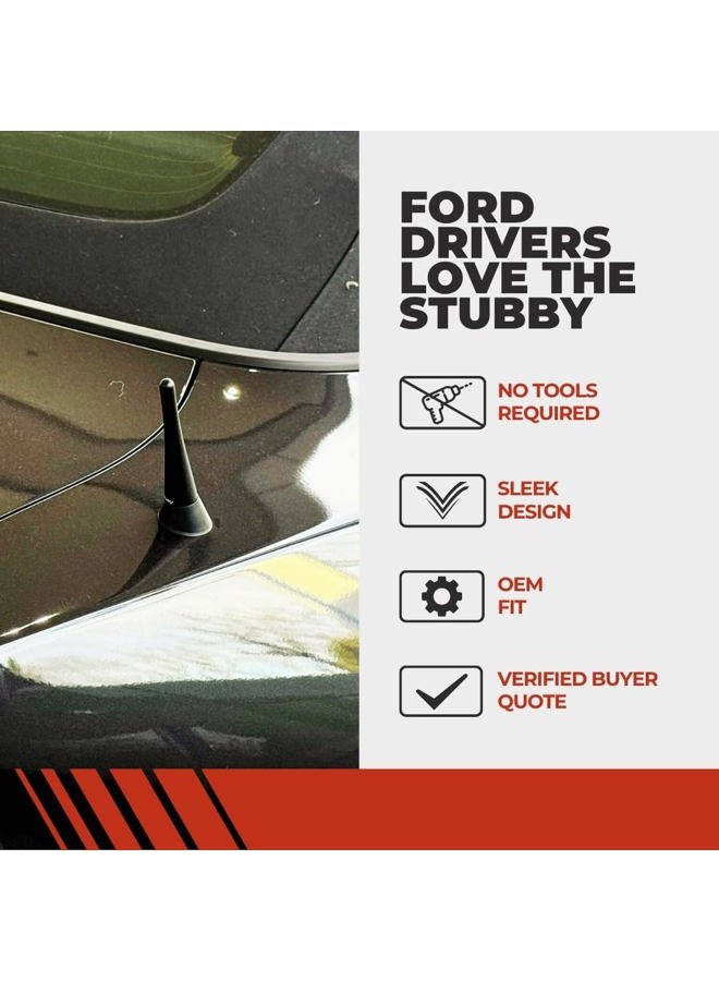 CravenSpeed The Stubby Antenna Replacement | Ford Fusion 2005-2018 | 4 inches | Made in USA | Installs in Seconds | Break, Chip, & Fade Resistant - Image 3