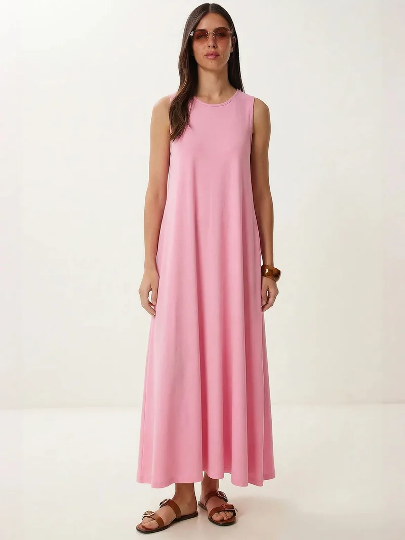 السعادة في إسطنبول ISTANBUL A-Line Midi Dress with Pocket