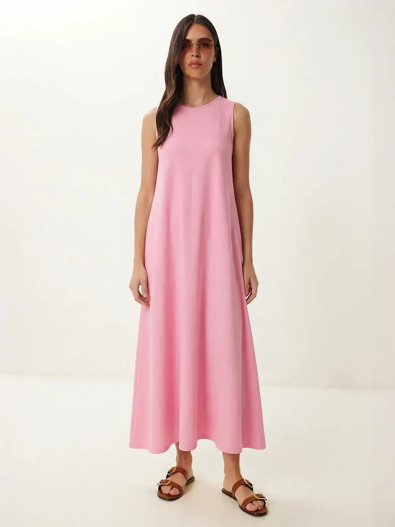 السعادة في إسطنبول ISTANBUL A-Line Midi Dress with Pocket