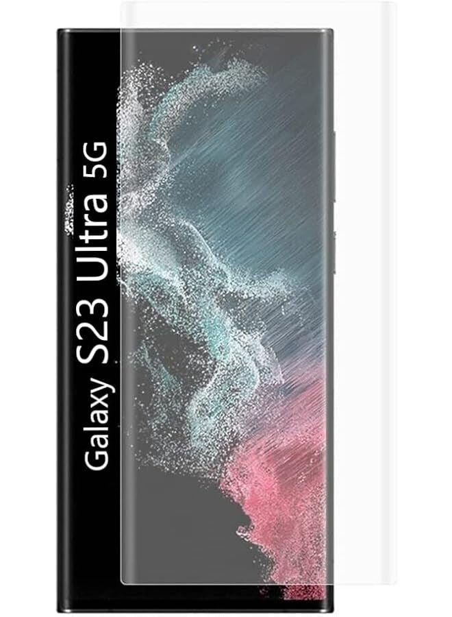 PROMASS Compatible with Galaxy S23 Ultra Screen Protector UV,Full Coverage Full Glue 3D Curved Tempered Glass for Galaxy S23 Ultra 5G Clear (Galaxy S23 Ultra) - Image 1