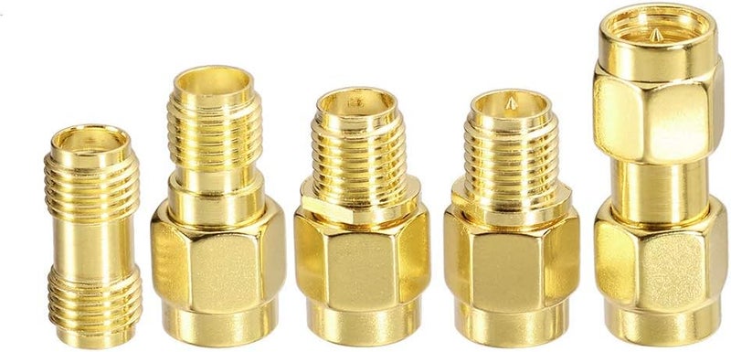 Superbat كابل محوري RG58 ذكر SMA إلى أنثى SMA بطول 10 أقدام + مجموعة محولات RF Coax 5 قطع، كابل SMA + مجموعة محولات SMA إلى SMA/RPSMA لراديو الهواة، جهاز التوجيه، هوائي الواي فاي، محول لاسلكي، إلخ. - Image 4