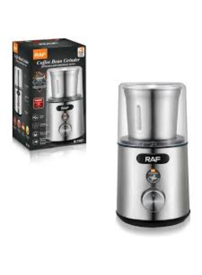 آر إيه أف مطحنة متعددة الوظائف من الفولاذ المقاوم للصدأ/80 غرام/4 شفرات/3 سرعات/400 وات/R.7107 - Image 3