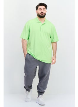 Greg Norman Men Sportswear Fit Short Sleeve Training Polo Shirt, Light Green  - Image 3