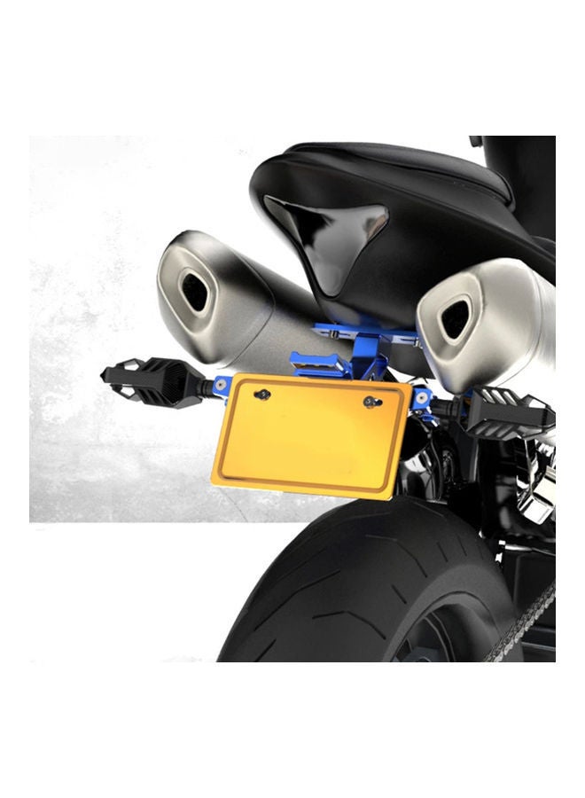 NIBEMINENT Motorcycle License Plate Bracket With LED Light  - Image 3