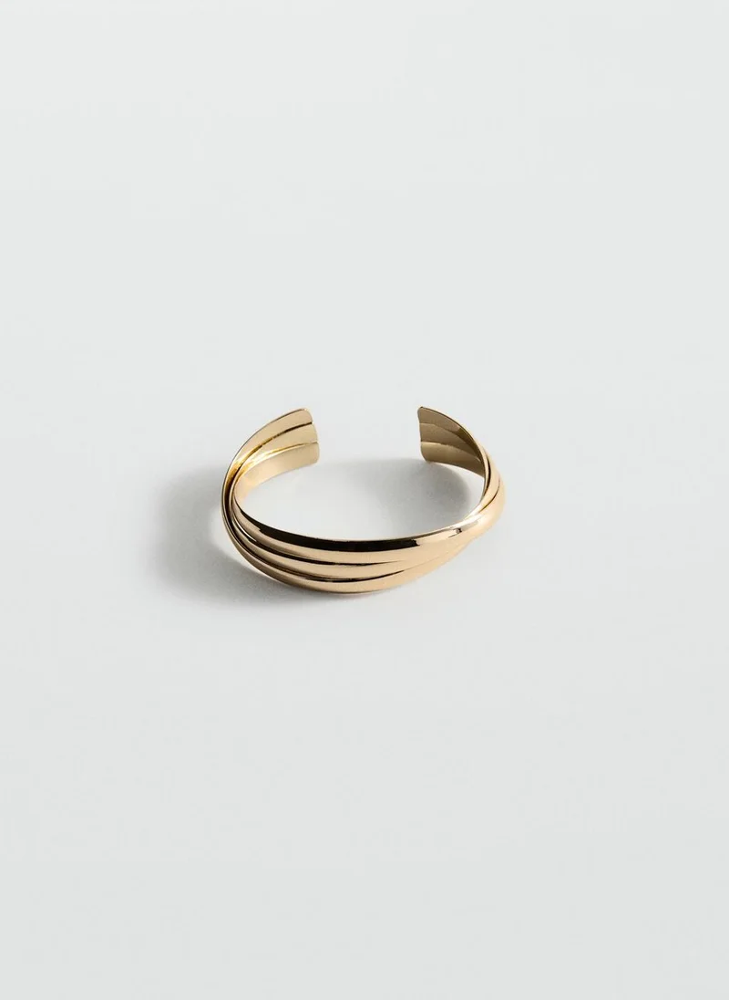 Rigid Bracelet With Relief