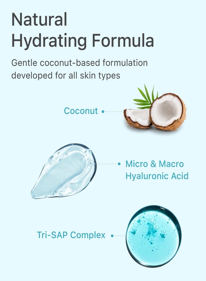 ECO BEYOND BEYOND Angel Aqua (Cleansing Foam, 10.1fl oz - Vegan Formula Korean Skin Care. Gentle Hydrating Face Wash, Coconut, Hyaluronic Acid - Image 3