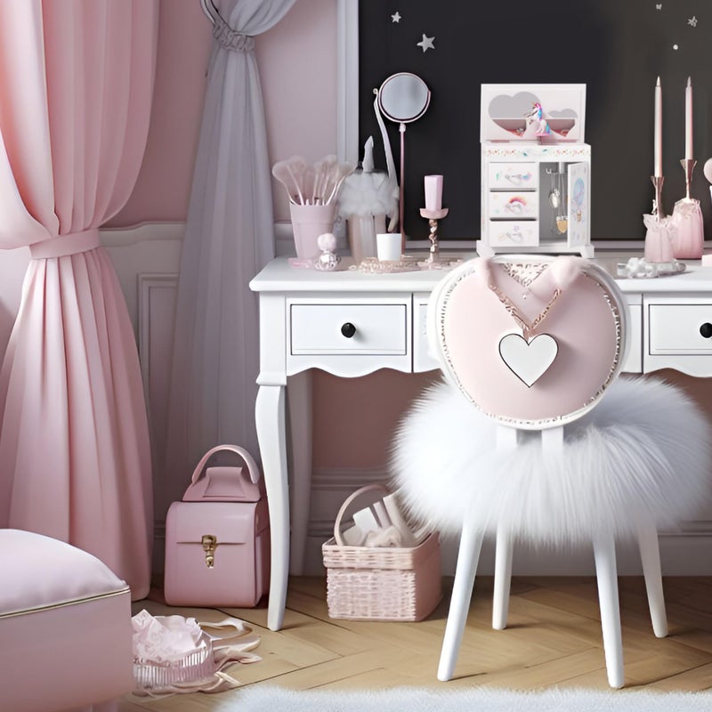 Pretty Me Unicorn Musical Jewelry Box for Kids - Unicorn Gifts for Girls, Ages 3-8, Best Princess Room Unicorn Toys Gift for Age 3, 4, 5, 6, 7, 8 Year Old Little Girl - Birthday Present Toy Ideas Music Box  - Image 5