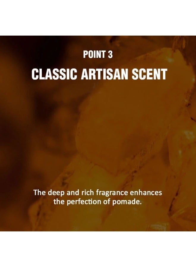 DASHU Classic Incredible Shine Pomade - Glossy Finish, Strong Hold, Water-Based, 100g - Image 3