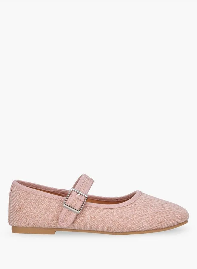 فلورا بيلا من شو إكسبرس Girls Hook & Loop Ballerina Shoes