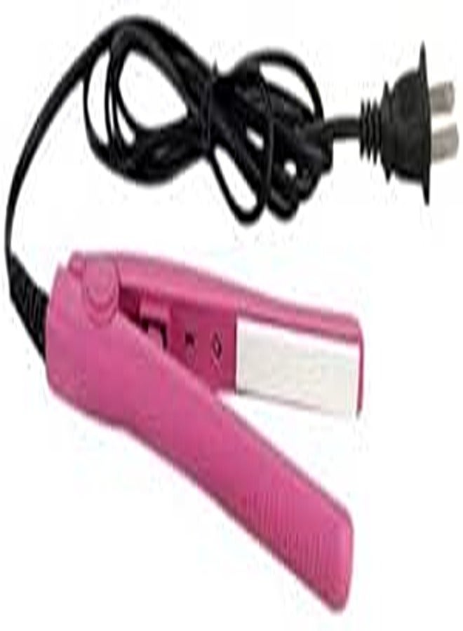 Mini Portable Ceramic Hair Straightener Curler Iron