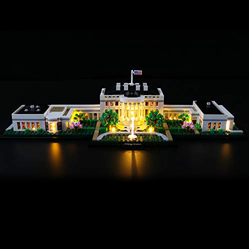 BRIKSMAX Led Lighting Kit for Architecture The White House - Compatible with Lego 21054 Building Blocks Model- Not Include The Lego Set - Image 2
