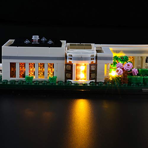 BRIKSMAX Led Lighting Kit for Architecture The White House - Compatible with Lego 21054 Building Blocks Model- Not Include The Lego Set - Image 4