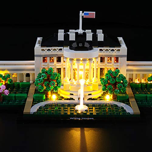 BRIKSMAX Led Lighting Kit for Architecture The White House - Compatible with Lego 21054 Building Blocks Model- Not Include The Lego Set - Image 3