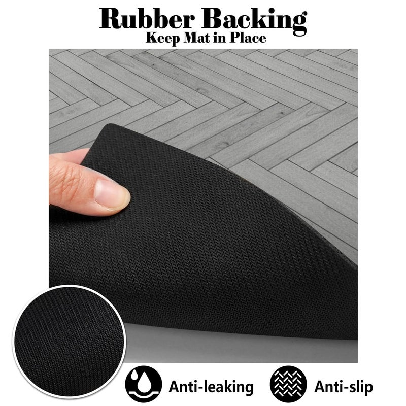 Ayiashiab Dog Food Mats for Floors Absorbent, Pet Cat Food Mat - Quick Dry Dog Bowl Mats for Food and Water, Eco-Friendly Boho Pet Supplies - Image 4
