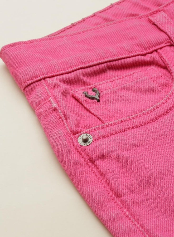 Allen Solly Girl's Regular Jeans (AGDNEWLFO35189_Pink - Image 5