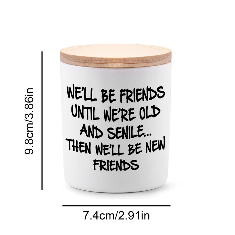 BFJLIFE Best Friend Birthday Gifts for Women Bestie Christmas Mothers Day Friendship Gifts for Women Friends Female Novelty Unique Lavender Scented Soy Candles - Image 4