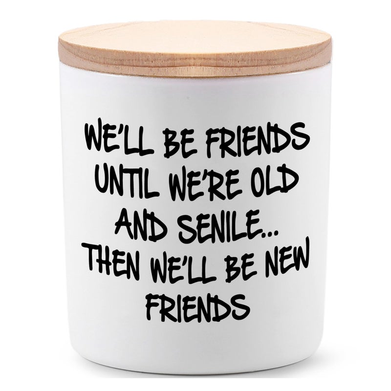 BFJLIFE Best Friend Birthday Gifts for Women Bestie Christmas Mothers Day Friendship Gifts for Women Friends Female Novelty Unique Lavender Scented Soy Candles - Image 1
