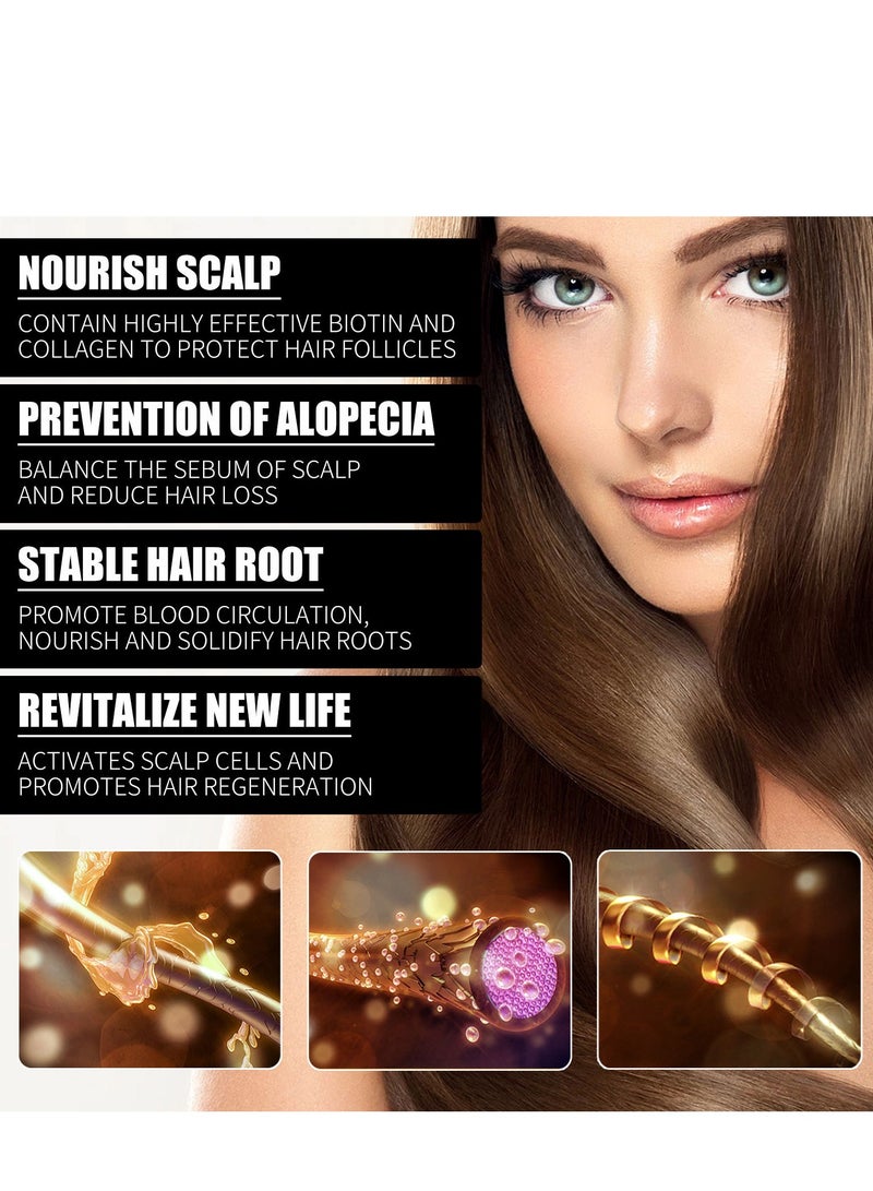 Biotin With Hydrolyzed Collagen B7 Vitamin Super Absorption,Fast Hair Growth & Hair Loss Prevention Essential Oil 30ml