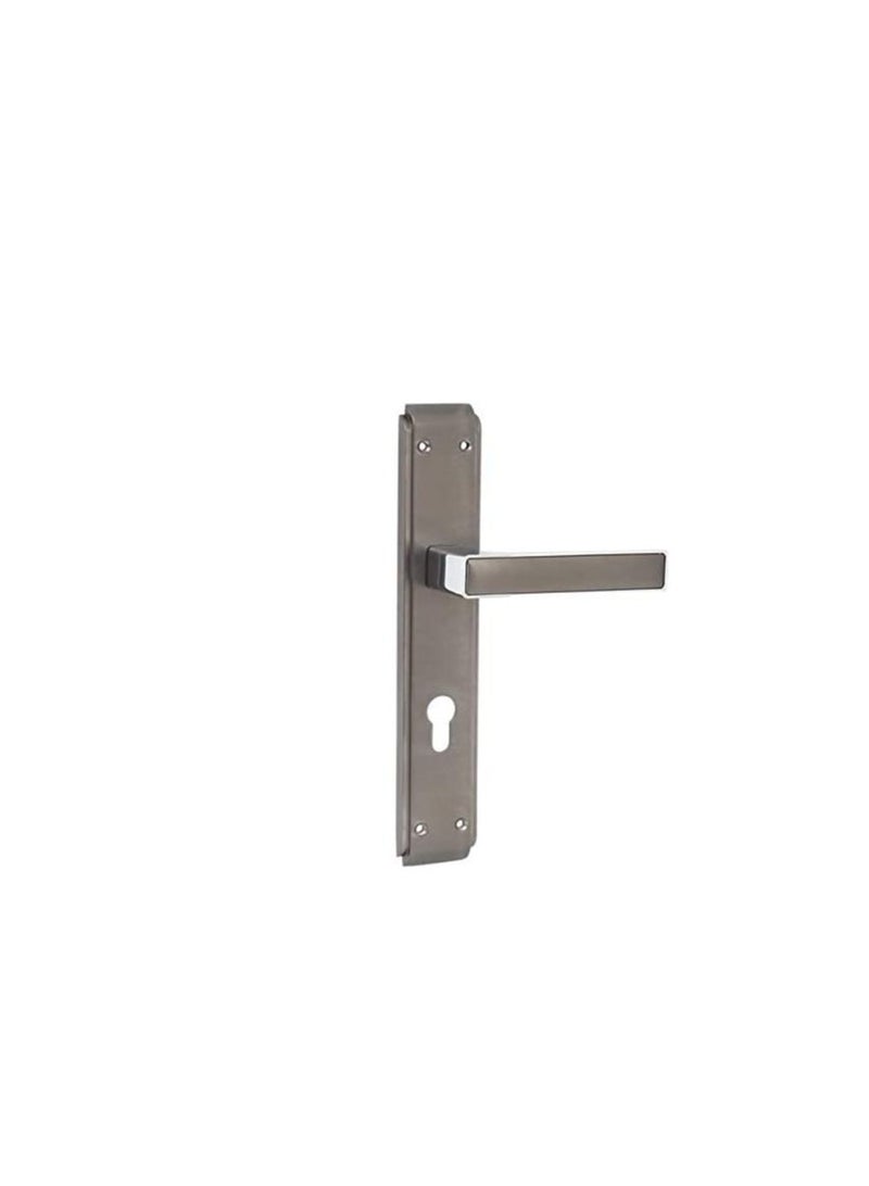 ROBUSTLINE Door Lockset (Handle and Lockbody) | 85MM Centre to Centre | Grey Color - Image 2