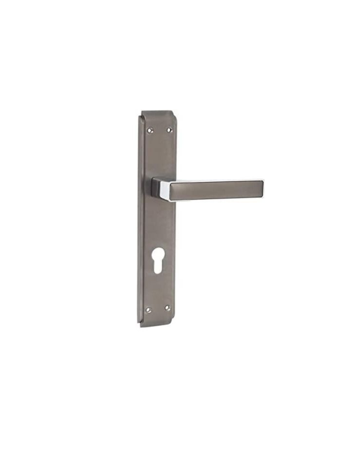 ROBUSTLINE Door Lockset (Handle and Lockbody) | 85MM Centre to Centre | Grey Color - Image 1